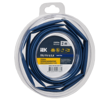 Трубка термоусадочная ТТУ нг-LS 5/2,5 синяя (2м/упак) IEK