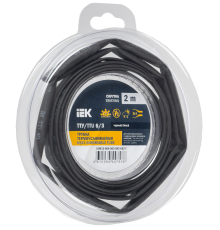 Трубка термоусадочная ТТУ нг-LS 6/3 черная (2м/упак) IEK