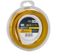 Трубка термоусадочная ТТУ нг-LS 10/5 желтая (2м/упак) IEK