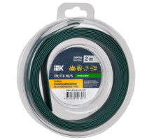 Трубка термоусадочная ТТУ нг-LS 10/5 зеленая (2м/упак) IEK