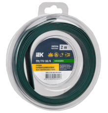 Трубка термоусадочная ТТУ нг-LS 10/5 зеленая (2м/упак) IEK