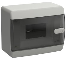 Корпус пластиковый ЩРН-П-6 IP41 черн. прозр. дверь UNION Compact IEK UIC-KP12-N-06-41-K01