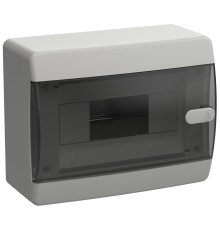 Корпус пластиковый ЩРН-П-8 IP41 черн. прозр. дверь UNION Compact IEK UIC-KP12-N-08-41-K01