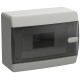 Корпус пластиковый ЩРН-П-8 IP41 черн. прозр. дверь UNION Compact IEK UIC-KP12-N-08-41-K01