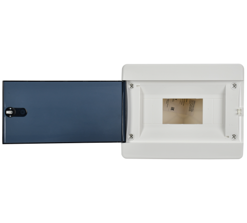 Корпус пластиковый ЩРН-П-8 IP41 черн. прозр. дверь UNION Compact IEK UIC-KP12-N-08-41-K01