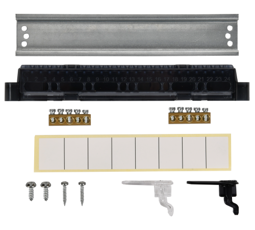 Корпус пластиковый ЩРН-П-8 IP41 черн. прозр. дверь UNION Compact IEK UIC-KP12-N-08-41-K01