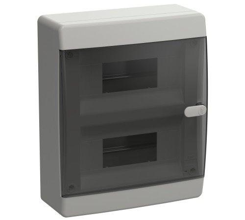 Корпус пластиковый ЩРН-П-18 IP41 черн. прозр. дверь UNION Compact IEK UIC-KP12-N-18-41-K01