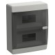 Корпус пластиковый ЩРН-П-18 IP41 черн. прозр. дверь UNION Compact IEK UIC-KP12-N-18-41-K01
