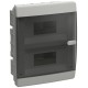 Корпус пластиковый ЩРВ-П-18 IP41 черн. прозр. дверь UNION Compact IEK UIC-KP12-V-18-41-K01