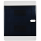 Корпус пластиковый ЩРВ-П-18 IP41 черн. прозр. дверь UNION Compact IEK UIC-KP12-V-18-41-K01