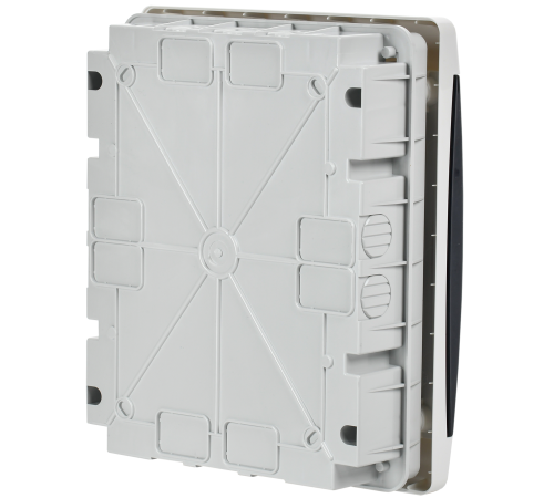 Корпус пластиковый ЩРВ-П-18 IP41 черн. прозр. дверь UNION Compact IEK UIC-KP12-V-18-41-K01