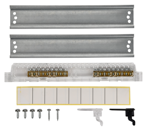 Корпус пластиковый ЩРВ-П-18 IP41 черн. прозр. дверь UNION Compact IEK UIC-KP12-V-18-41-K01