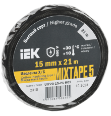 MIXTAPE 5 Изолента Х/Б 15мм 21м IEK