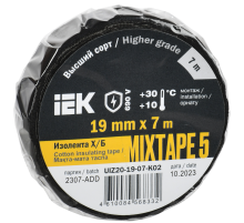 MIXTAPE 5 Изолента Х/Б 19мм 7м IEK