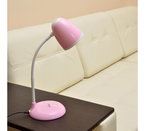Светильник настольный, 60W. Е27. TLI-228 PINK E27 Механический выключатель. Розовый.