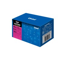 Гирлянда Бахрома светодиодная с контроллером 1,8 м 48 светодиодов ULD-B1805-048/DTA WHITE IP20   белый свет Провод прозрачный