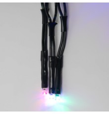 Гирлянда светодиодная с контроллером Фейерверк 3м 200 светодиодов Разноцветный свет Провод зеленый ULD-S0300-200/DGA MULTI IP20 FIRECRACKER