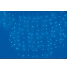 Бахрома светодиодная 1,8м 48 светодиодов Синий свет Провод прозрачный ULD-B1805-048/DTA BLUE IP20