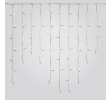 Бахрома светодиодная с эффектом мерцания 2м Соединяемая 100 светодиодов Разноцветный свет Провод прозрачный ULD-B2007-100/TTK MULTI IP44