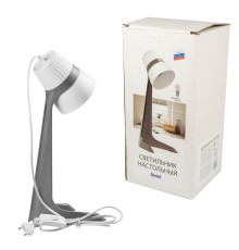 Светильник настольный 40W E14 Механический выключатель ULO-K22 D/E14/A GREY/WHITE Серый с белым