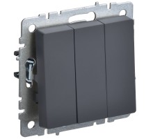IEK BR-V30-0-10-K53 BRITE Выключ. 3-кл. 10А ВС10-3-0-БрГ граф.