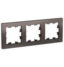 Systeme electric ATN000603 ATLASDESIGN 3-постовая РАМКА, универсальная, МОККО