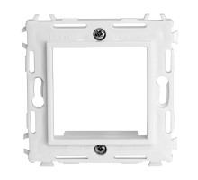 Dkc 75020W Каркас на 2 модуля (одноместный), белый, RAL 9010