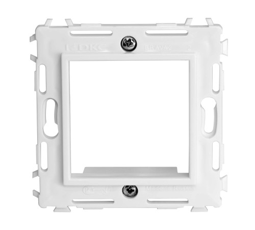 Dkc 75020W Каркас на 2 модуля (одноместный), белый, RAL 9010 Dkc 75020W Каркас на 2 модуля (одноместный), белый, RAL 9010