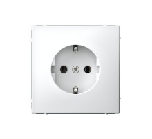 ARTGALLERY РОЗЕТКА с заземлением, 16А, механизм, быстрозажимные клеммы, белый