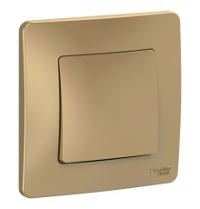 Systeme electric BLNVS010104 BLANCA С/У 1-клавишный ВЫКЛЮЧАТЕЛЬ ( c х .1), 10А, 250B, ТИТАН