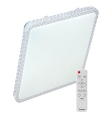 Светильник светодиодный ДБО-75 настенно-потолочный управляемый MYSTERY QUADRO 230В 3000-6500K 6000Лм 530х530x70мм