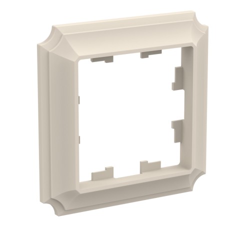 ATLASDESIGN ANTIQUE 1-постовая рамка, БЕЖЕВЫЙ ATLASDESIGN ANTIQUE 1-постовая рамка, БЕЖЕВЫЙ