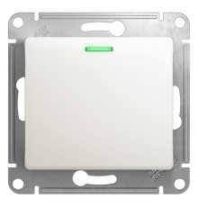 Systeme electric GSL000613 GLOSSA 1-клавишный ВЫКЛЮЧАТЕЛЬ с подсветкой, сх.1а, 10АХ, механизм, ПЕРЛАМУТР