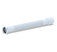 Труба гофрированная АНИ 1 1/2'x40/50 удлиненная