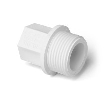 Заглушка резьбовая 1/2'полипропиленовая PPR белая