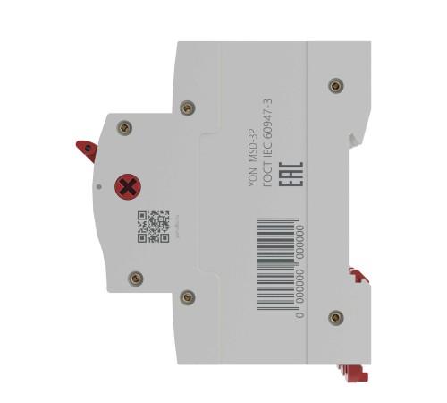 Выключатель нагрузки трёхполюсный 63A MSD-3P63