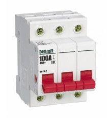 Выкл. нагр. 3Р 100А ВН-102 | 17012DEK | DEKraft