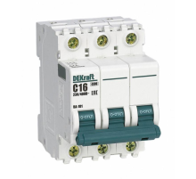 Выключатель автоматический модульный 3п C 16А 4.5кА ВА-101 DEKraft 11078DEK