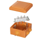DKC FSB11506 Коробка пластиковая FS с кабельными вводами и клеммниками, IP56,100х100х50мм, 5р, 450V,10A, 6мм.кв.
