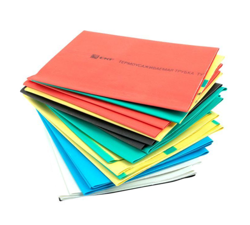 Трубка термоусаживаемая ТУТ нг 50/25 (7 цветов по 3шт) 100мм PROxima