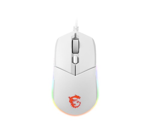 Мышка USB OPTICAL GAMING CLUTCH GM11 WHITE MSI