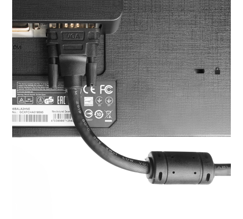 Greenconnect Кабель SVGA 7.0м чёрный, позолоченные контакты, ферритовые кольца, OD8.0mm. 15M / 15M Premium GCR-VM2VM2-7.0m, 28/28 AWG, двойной экран Greenconnect VGA (m) - VGA (m) 7м (GCR-VM2VM2-7.0m) Greenconnect Кабель SVGA 7.0м чёрный, позолоченные контакты, ферритовые кольца, OD8.0mm. 15M / 15M Premium GCR-VM2VM2-7.0m, 28/28 AWG, двойной экран Greenconnect VGA (m) - VGA (m) 7м (GCR-VM2VM2-7.0m)