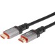 Кабель HDMI 19M/M,ver. 2.1, 8K@60 Hz 1m метал разъемы, Telecom <TCG365-1M> VCOM Telecom TCG365-1M