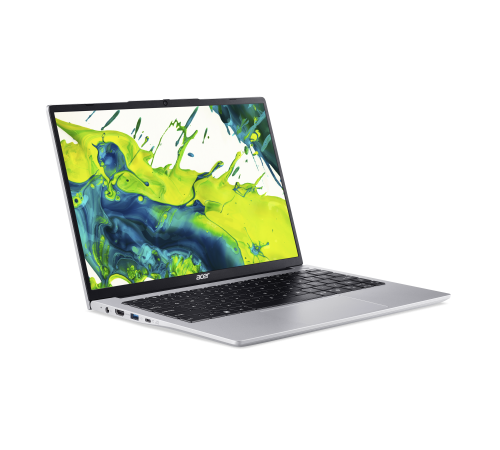 Aspire Lite 14" WUXGA 1920x1200 Non-glare IPS / 1200:1 / 300 nit Intel® Core™ i5-13500H UMA 16 GB DDR5 Memory 512GB PCIe NVMe SSD Silver Plastic  None(Boot-up only)