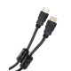 Кабель HDMI-19M --- HDMI-19M ver 2.0+3D/Ethernet,2 фильтра 7.5m Telecom <TCG200F-7.5M> VCOM Telecom HDMI (m) - HDMI (m) 7.5м (TCG200F-7.5M)