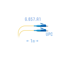 Шнур монтажный оптический LC/UPC SM G.657.A1 1 метр