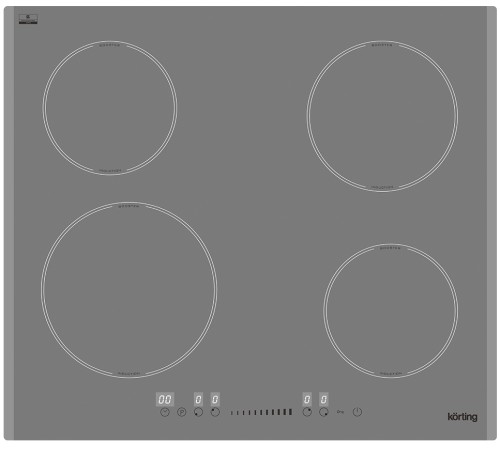 Встраиваемая варочная панель Korting HI 64560 BGR