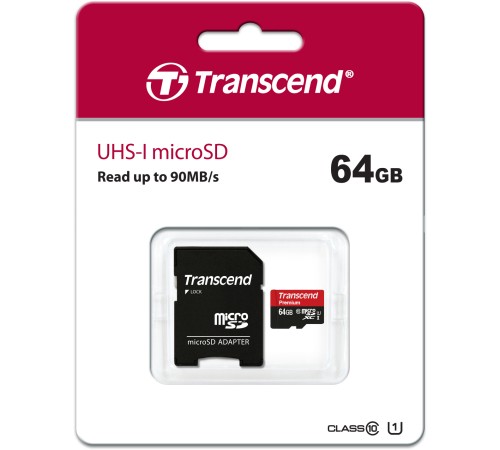 Карта памяти Transcend microSDXC Class 10 UHS-I (TS64GUSDU1) Карта памяти Transcend microSDXC Class 10 UHS-I (TS64GUSDU1)