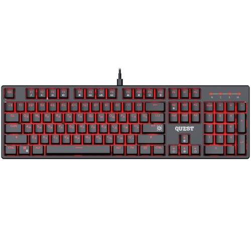 Клавиатура MECHANICAL QUEST GK-596 RU 45596 BLK DEFENDER Клавиатура MECHANICAL QUEST GK-596 RU 45596 BLK DEFENDER