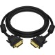 GCR Кабель PROF 1.0m DVI-D, черный, GOLD, ферритовые кольца, OD 8.5mm, 28 AWG, DVI/DVI, 25M/25M, двойной экран, GCR-54237 Greenconnect GCR-54237